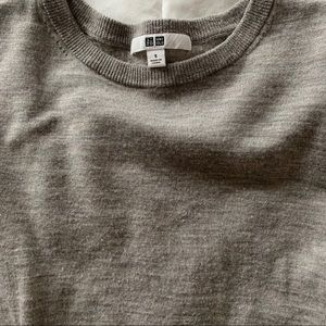 UNIQLO Gray merino wool sweater (S)